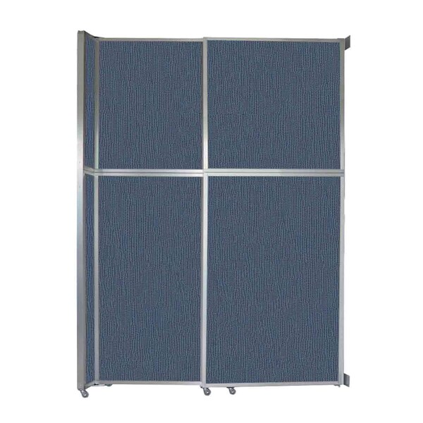 Versare Operable Wall Sliding Room Divider 6'10" x 10'3/4" Ocean